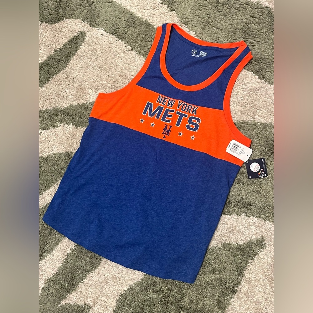 New York Mets Blue and Orange Tank Top - Picture 1 of 7